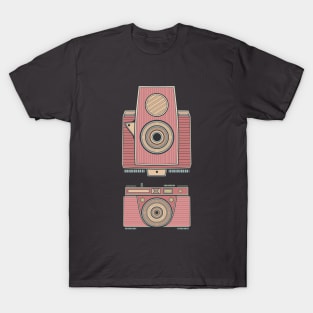 Red Vintage Camera T-Shirt